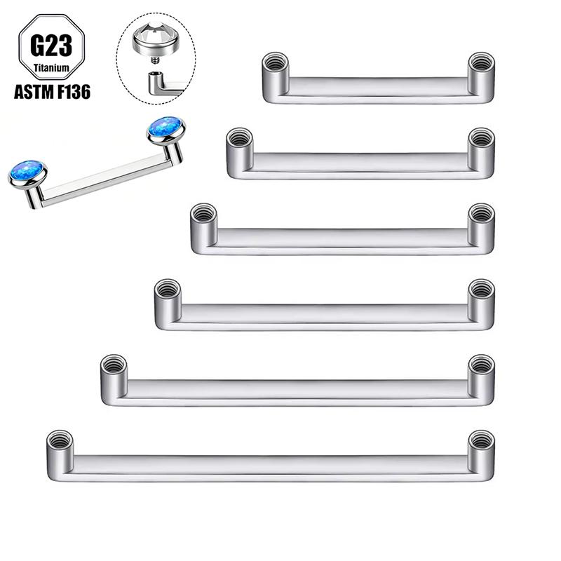 Body Jewelry Dermal - F136 Titanium Internally Threaded Surface Bar