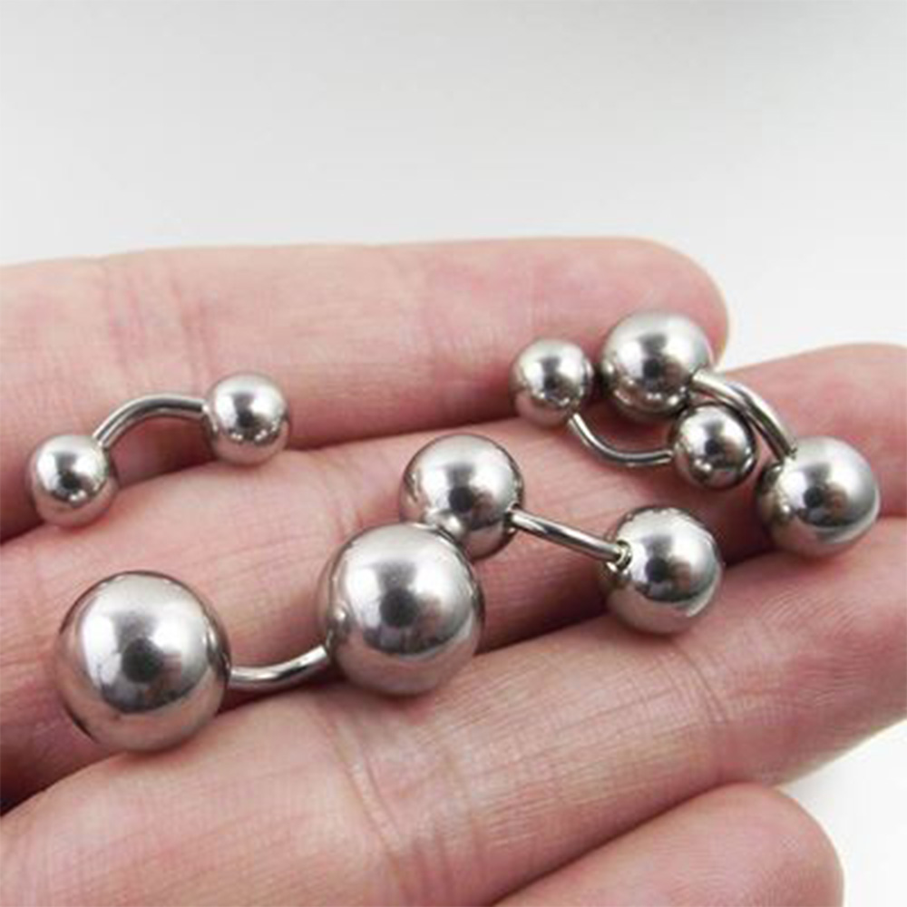 1 Pcs PA Nipple Vaginal Ring b - Nipple Bar Curved ulasan dan harga