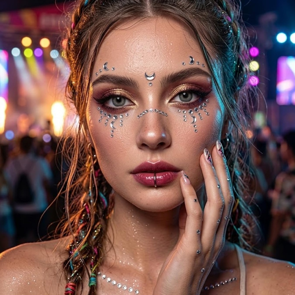 Fake Piercings Balls Stick on  - Body Jewelry Hoops ulasan dan harga