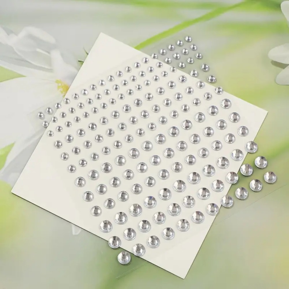 165pcs Self-Adhesive Rhineston - Body Jewelry And Piercing ulasan dan harga