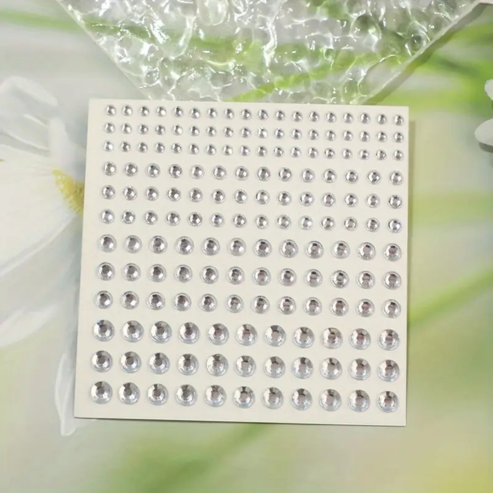165pcs Self-Adhesive Rhineston - Body Jewelry And Piercing ulasan dan harga