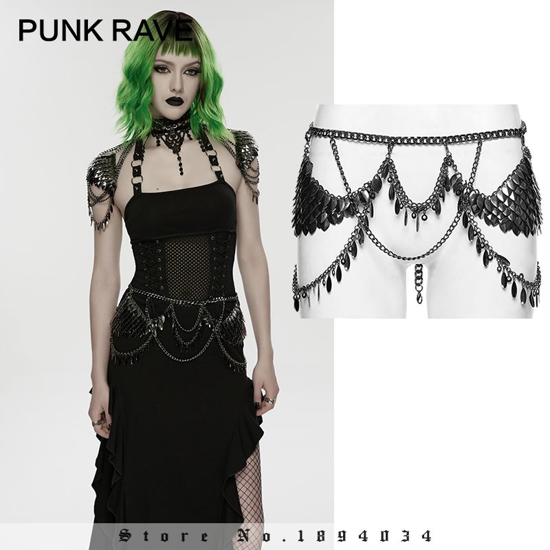 PUNK RAVE Women's Punk Aluminu - Body Jewelry Metal Types ulasan dan harga