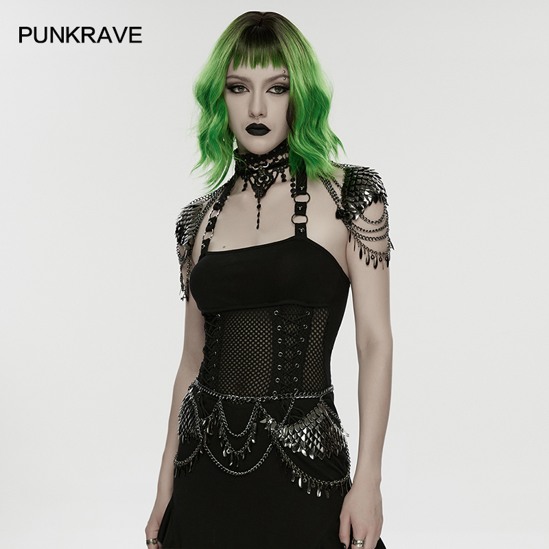 PUNK RAVE Women's Punk Aluminu - Body Jewelry Metal Types ulasan dan harga