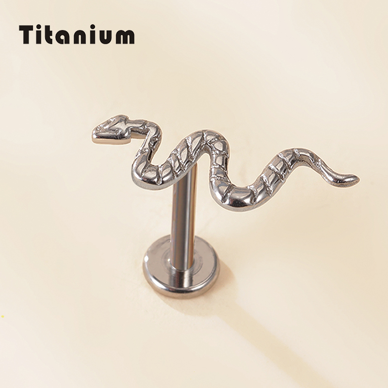 G23 Titanium Snake/bee/feather - Body Jewelry Metal Types ulasan dan harga