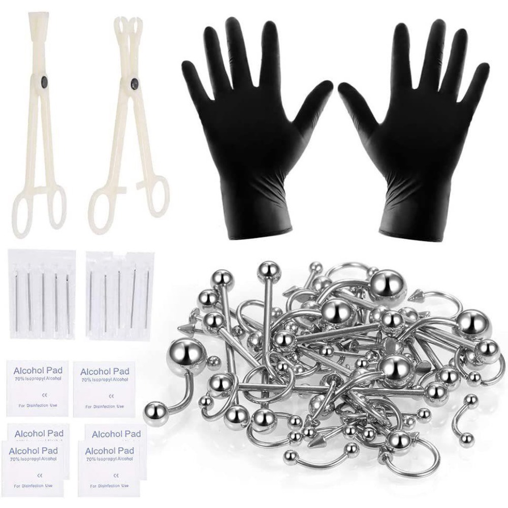 150/140/85/70/42Pcs Body Pierc - Body Jewelry Hoops ulasan dan harga
