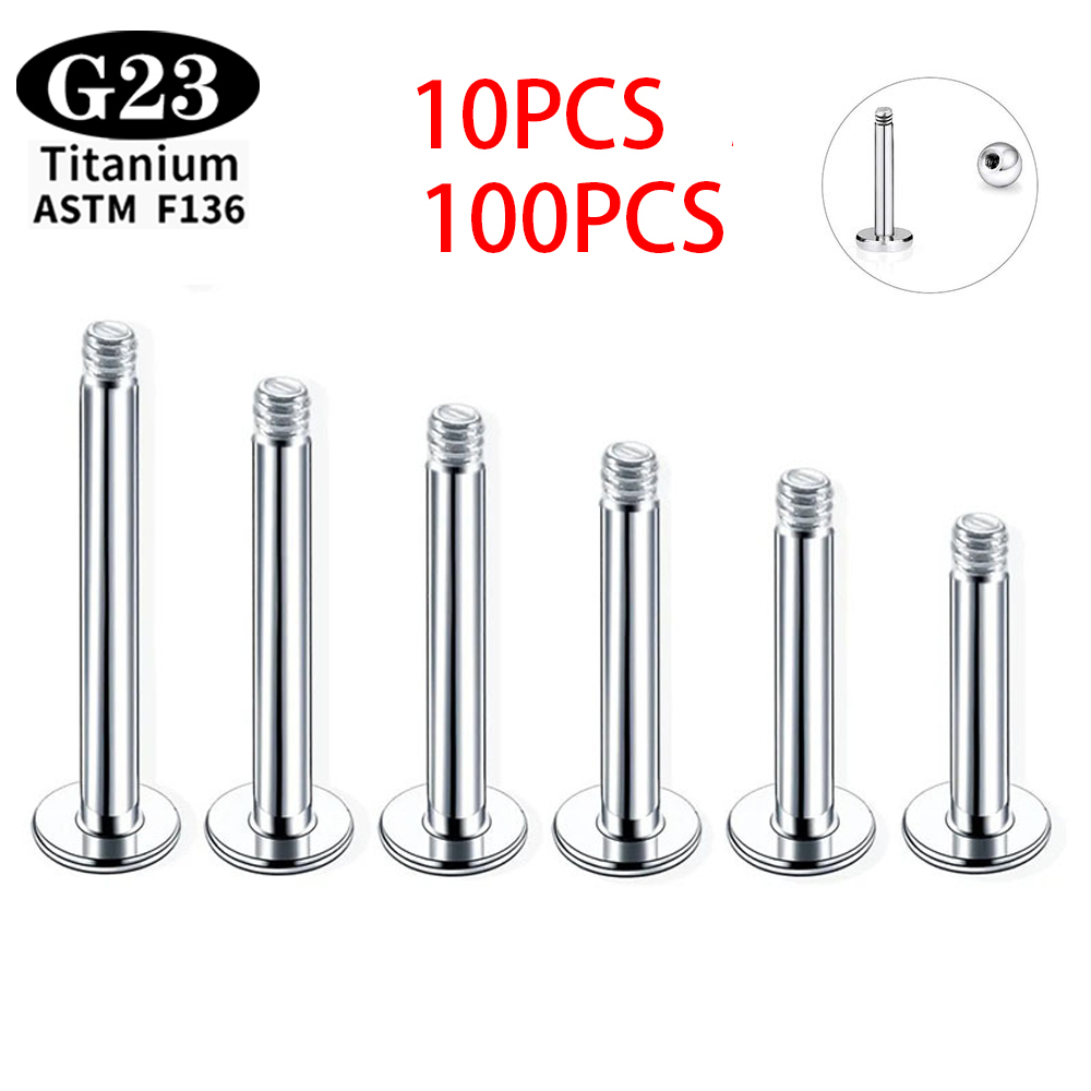 10/100PCS ASTM F136  G23 Titan - Body Jewelry Dermal ulasan dan harga