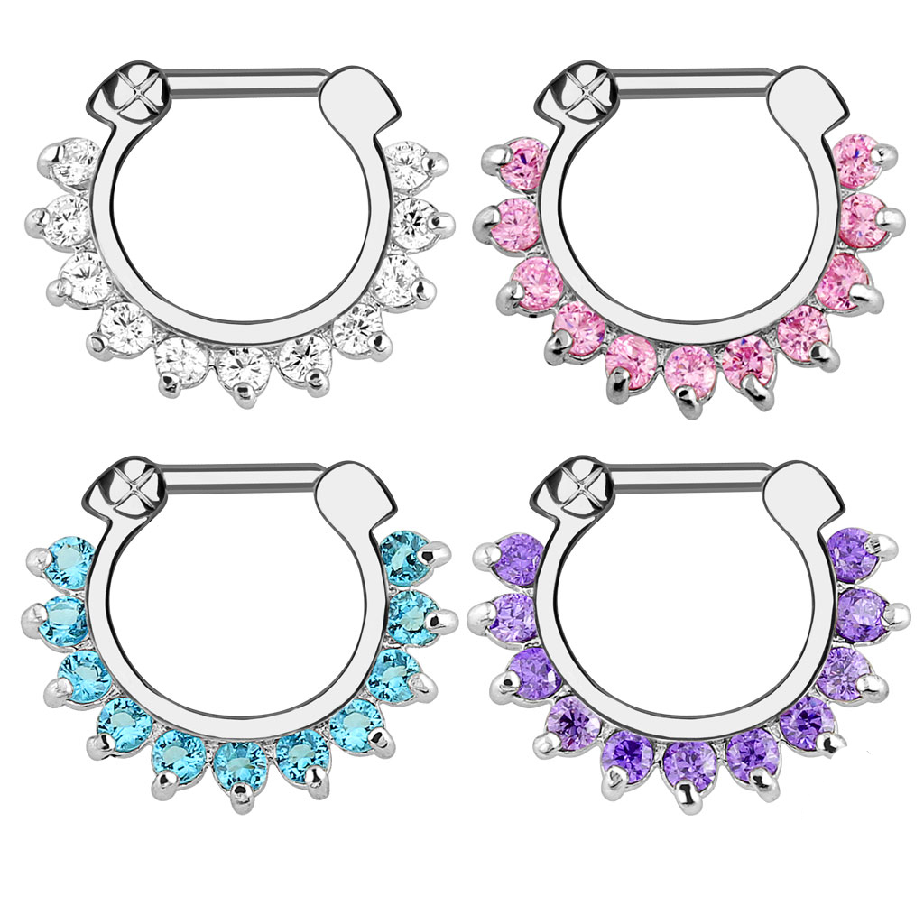 1pcs Hoop Clip On Nose Septum  - Body Jewelry Hoops ulasan dan harga
