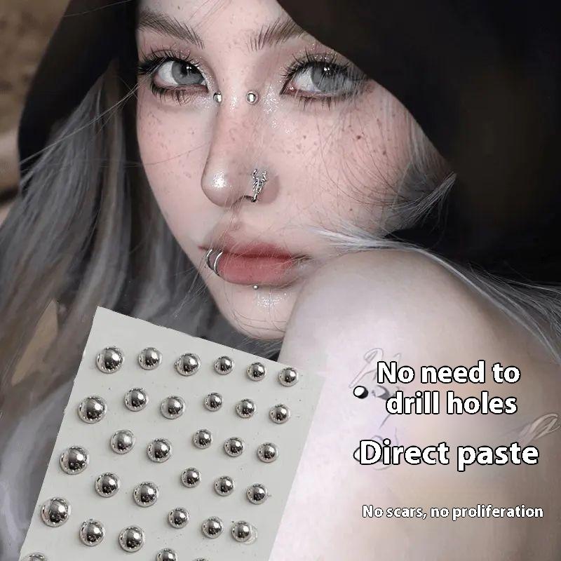 321pcs Non Piercing Lip Studs  - Body Jewelry Hoops ulasan dan harga