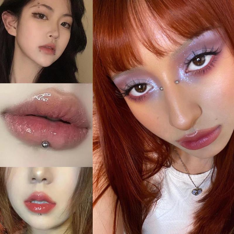 321pcs Non Piercing Lip Studs  - Body Jewelry Hoops ulasan dan harga