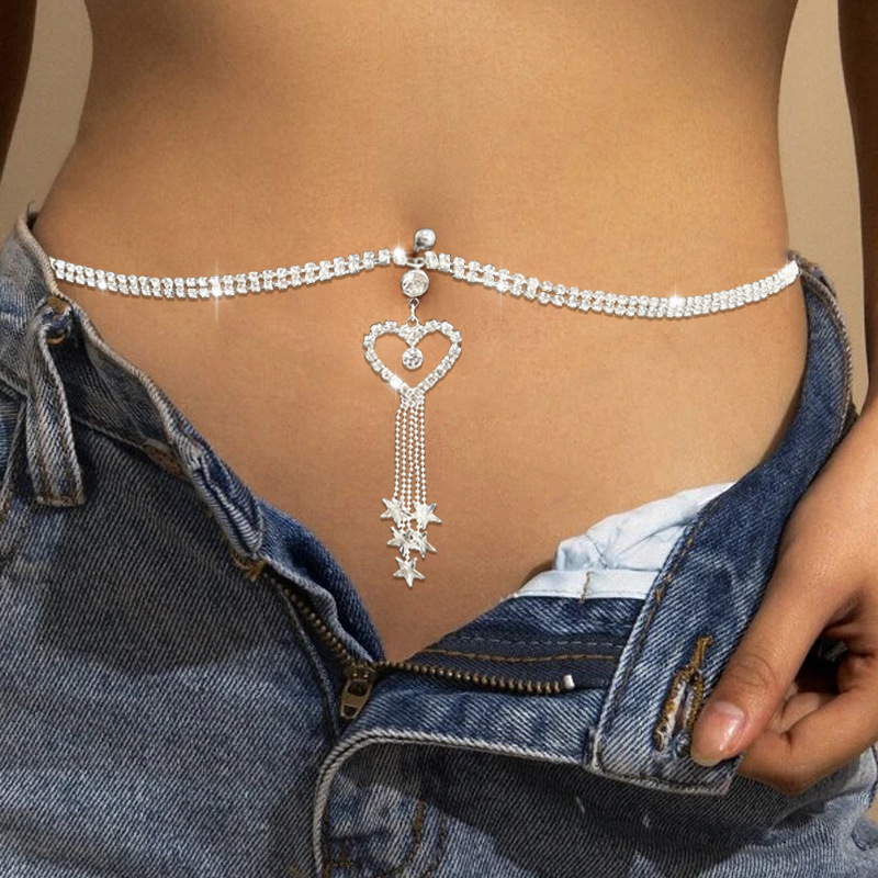 GLAMing Boho Heart Dangle Rhin - Body Jewelry And Piercing ulasan dan harga