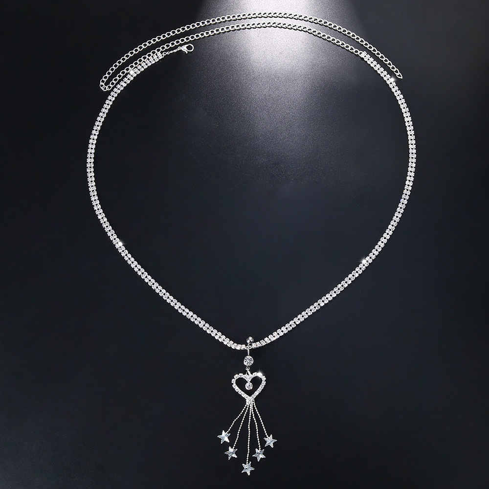 GLAMing Boho Heart Dangle Rhin - Body Jewelry And Piercing ulasan dan harga