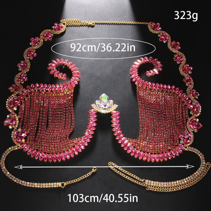 Women Body Chest Chain Sexy To - Body Jewelry Metal Types ulasan dan harga