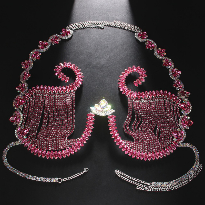 Women Body Chest Chain Sexy To - Body Jewelry Metal Types ulasan dan harga