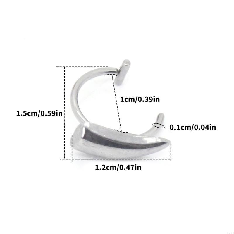 Fang Lip Cuffs No Piercing Rin - Body Jewelry Lip Ring ulasan dan harga