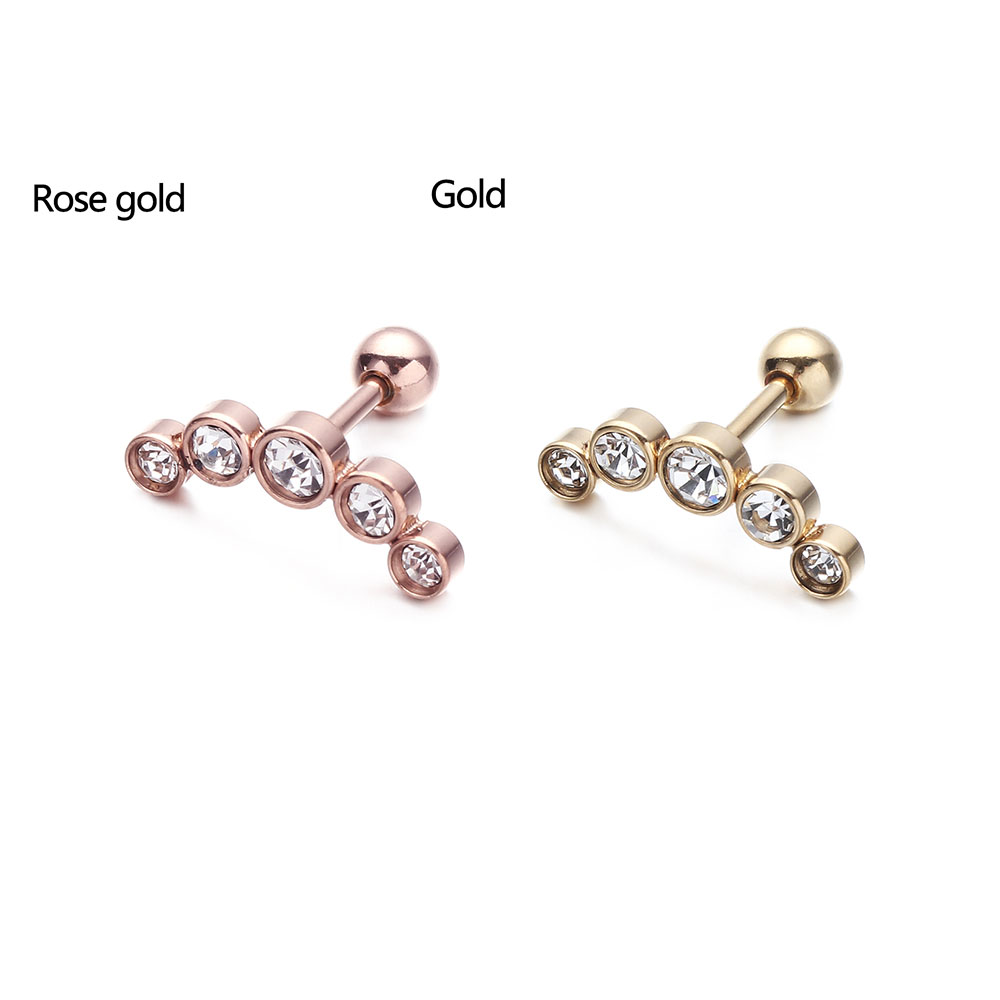 1Pcs Fashion 16G Stainless Ste - Body Jewelry Ear Piercing ulasan dan harga