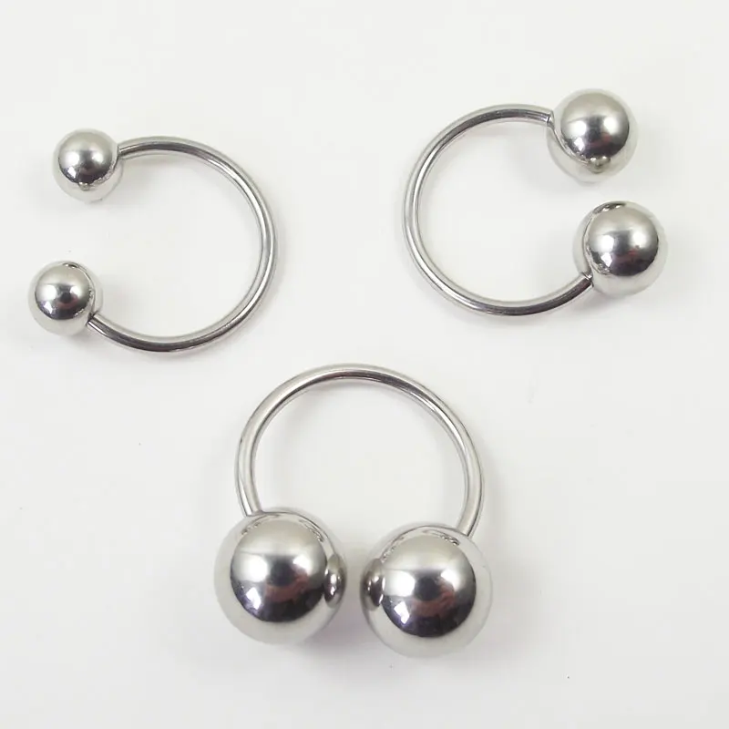 1Pcs Stainless Steel Barbell H - Nipple Bar Curved ulasan dan harga
