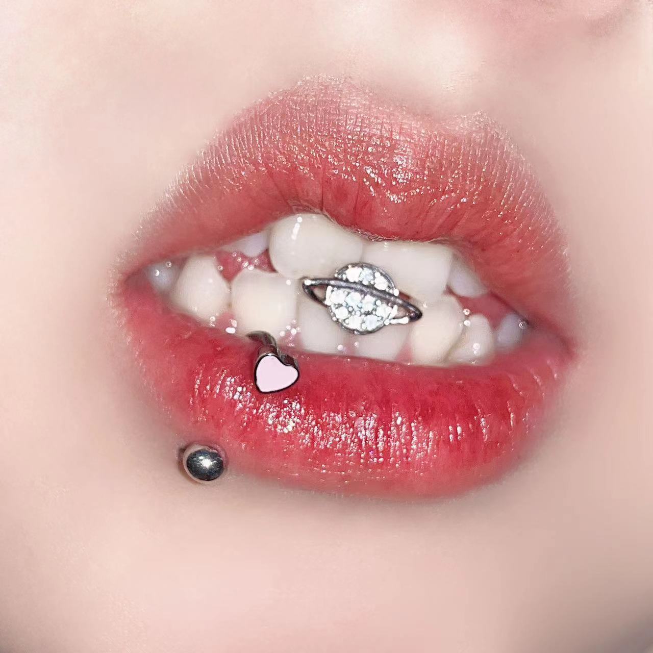 1Pc Trendy Sweet Cool Style St - Body Jewelry Hoops ulasan dan harga