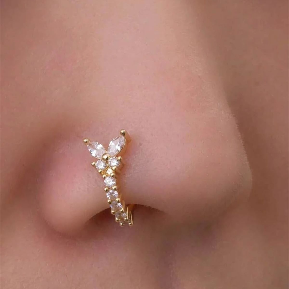 1PC Y - Shape Design No Pierci - Body Jewelry Hoops ulasan dan harga