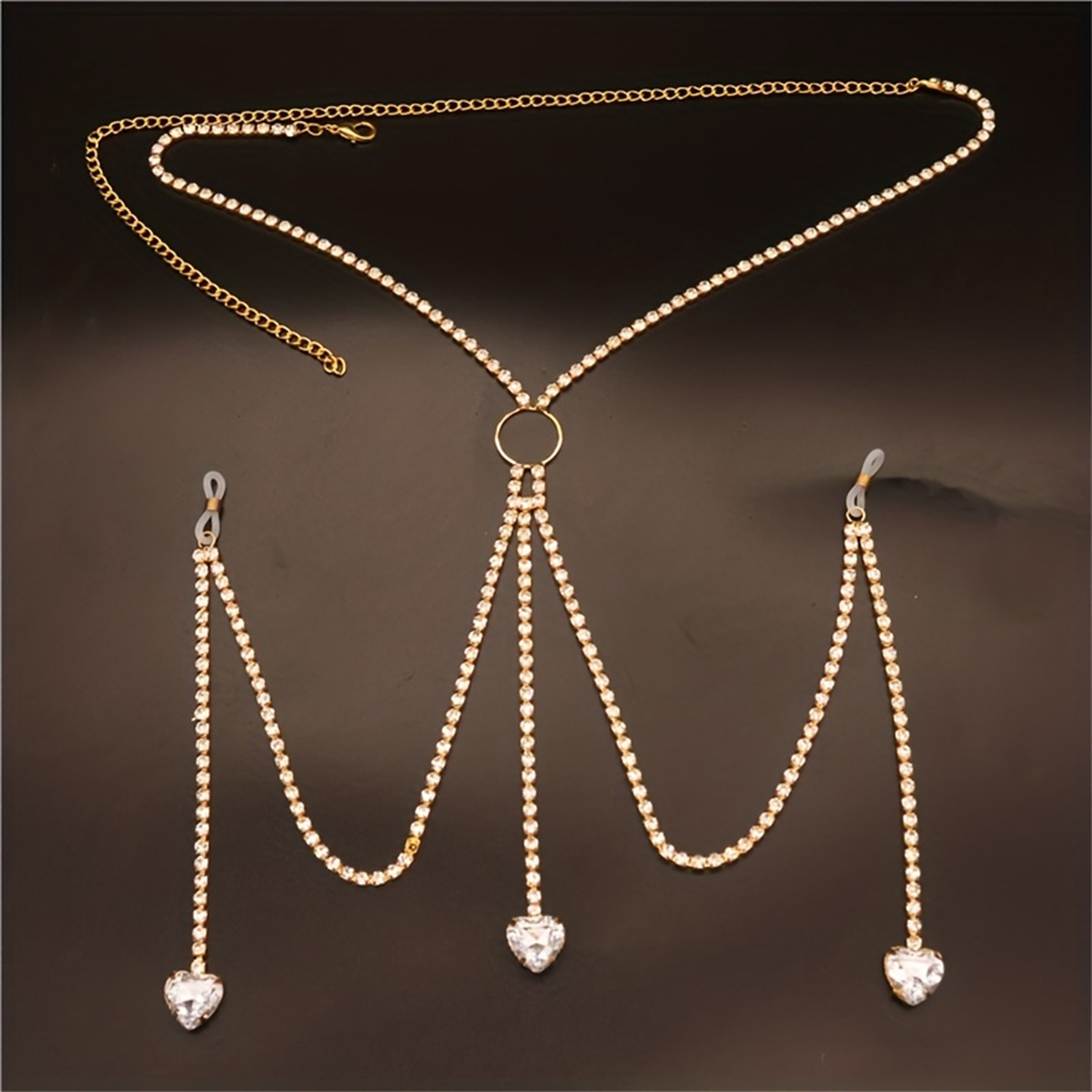 Exquisite Fashion Shining Rhin - Body Jewelry Harness ulasan dan harga