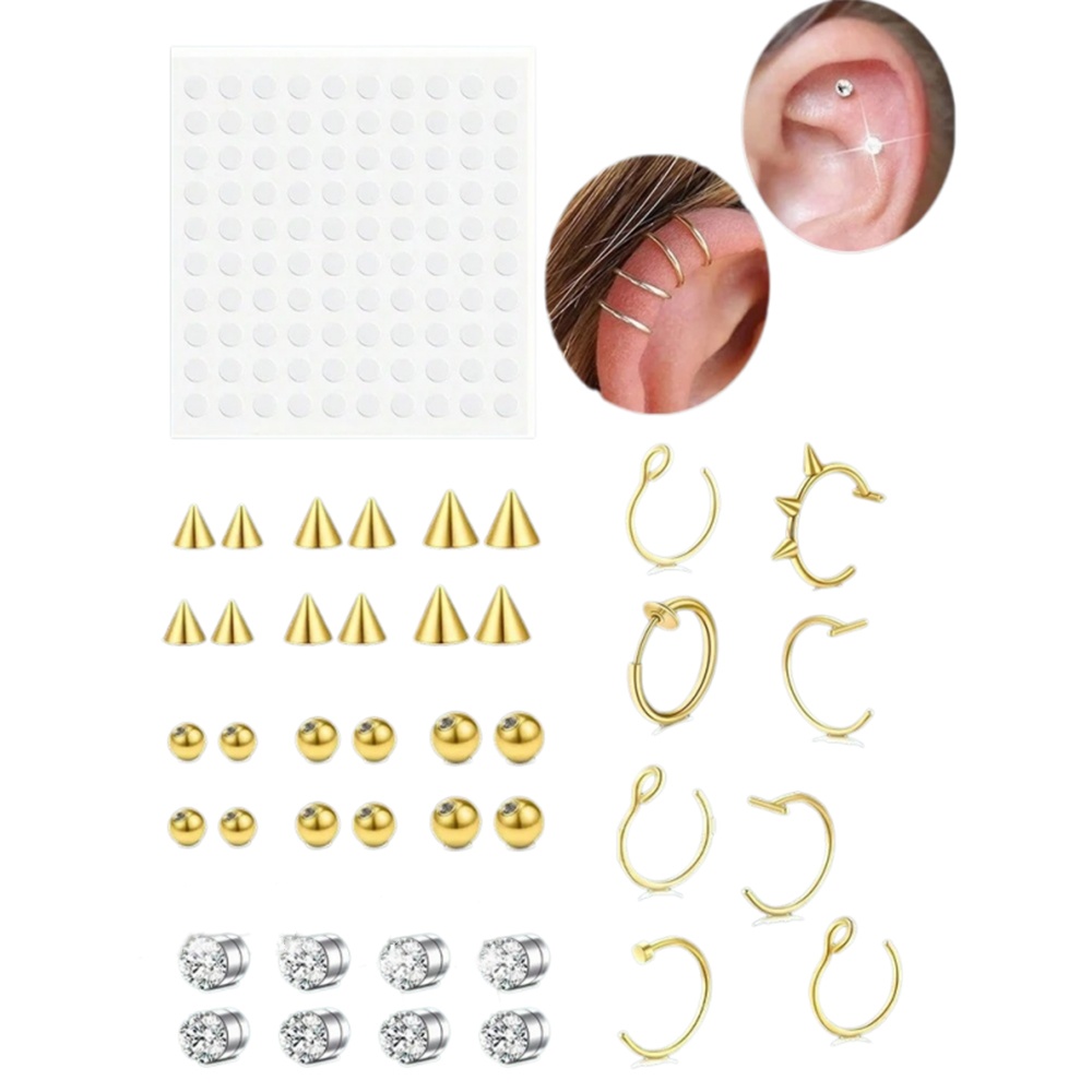 Fake Nose Rings Fake Septum Fo - Body Jewelry And Piercing ulasan dan harga
