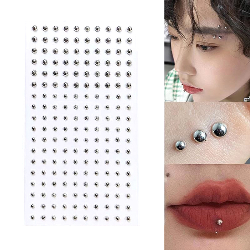 Diamond Sticker Fake Nose Stud - Body Jewelry Ear Piercing ulasan dan harga
