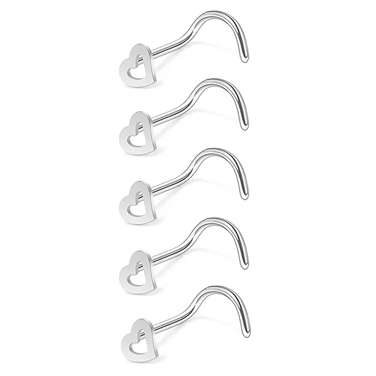 EVISPOL 5Pcs Fashion Hollow He - Body Jewelry Metal Types ulasan dan harga
