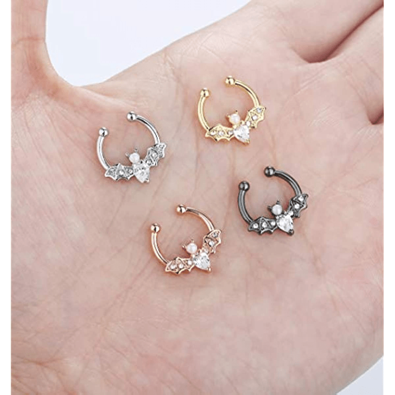 EVISPOL Cute Halloween Bat Fau - Body Jewelry Hoops ulasan dan harga
